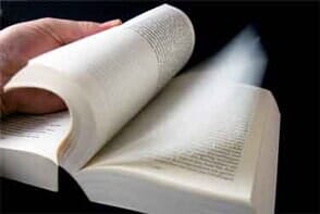 Open A Book From Behind