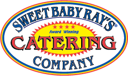 The logo for sweet baby ray 's catering company