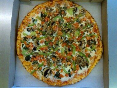 Veggie Pizza at Papa Gambino's