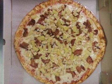 Hawaiian Pizza at Papa Gambino's