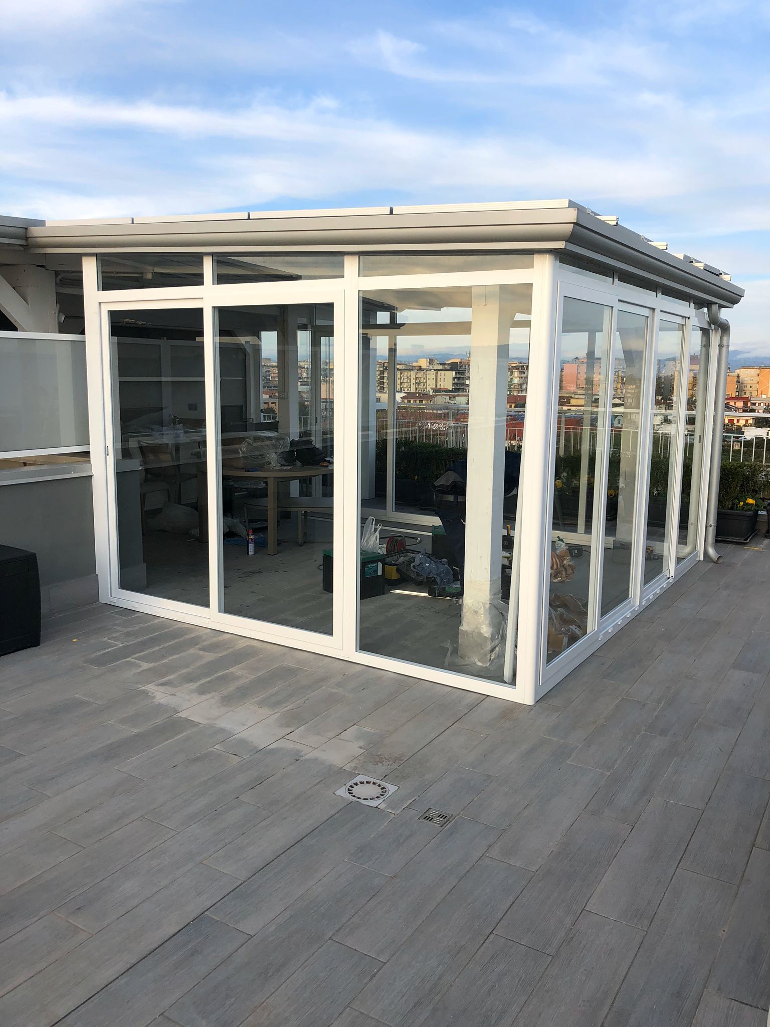 veranda per la terrazza