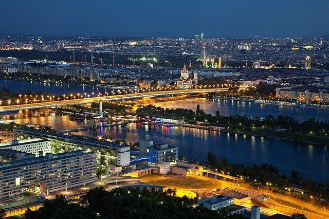 Aerial View of City