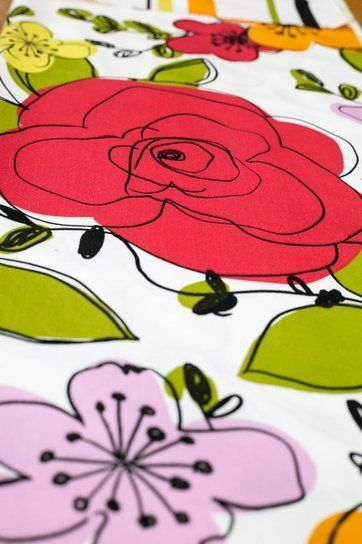 Tessuti con fiori moderni