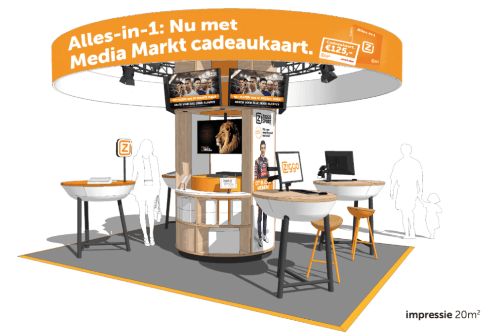 Shop in Shop van Ziggo bij Media Markt