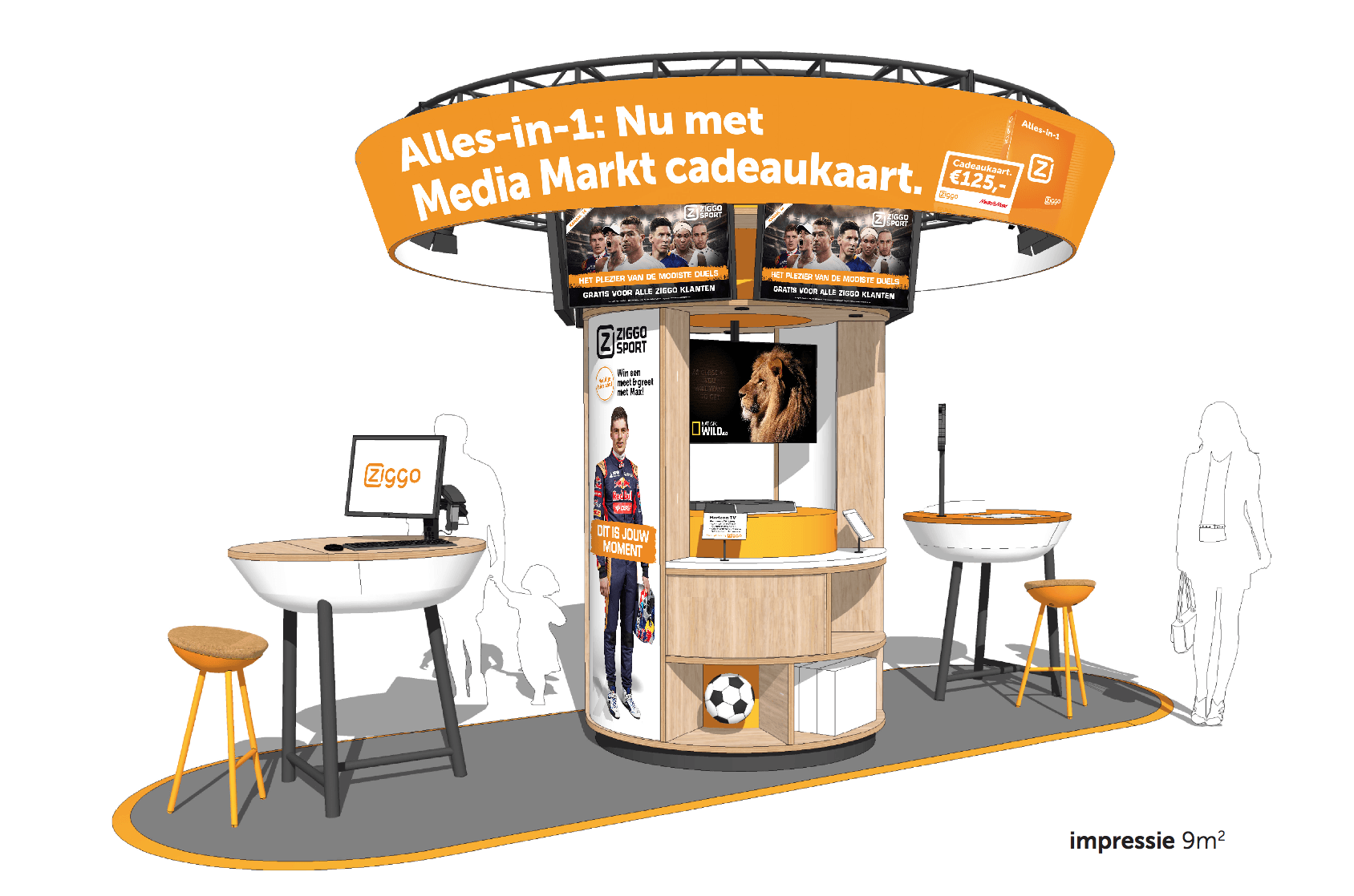 Shop in Shop van Ziggo bij Media Markt