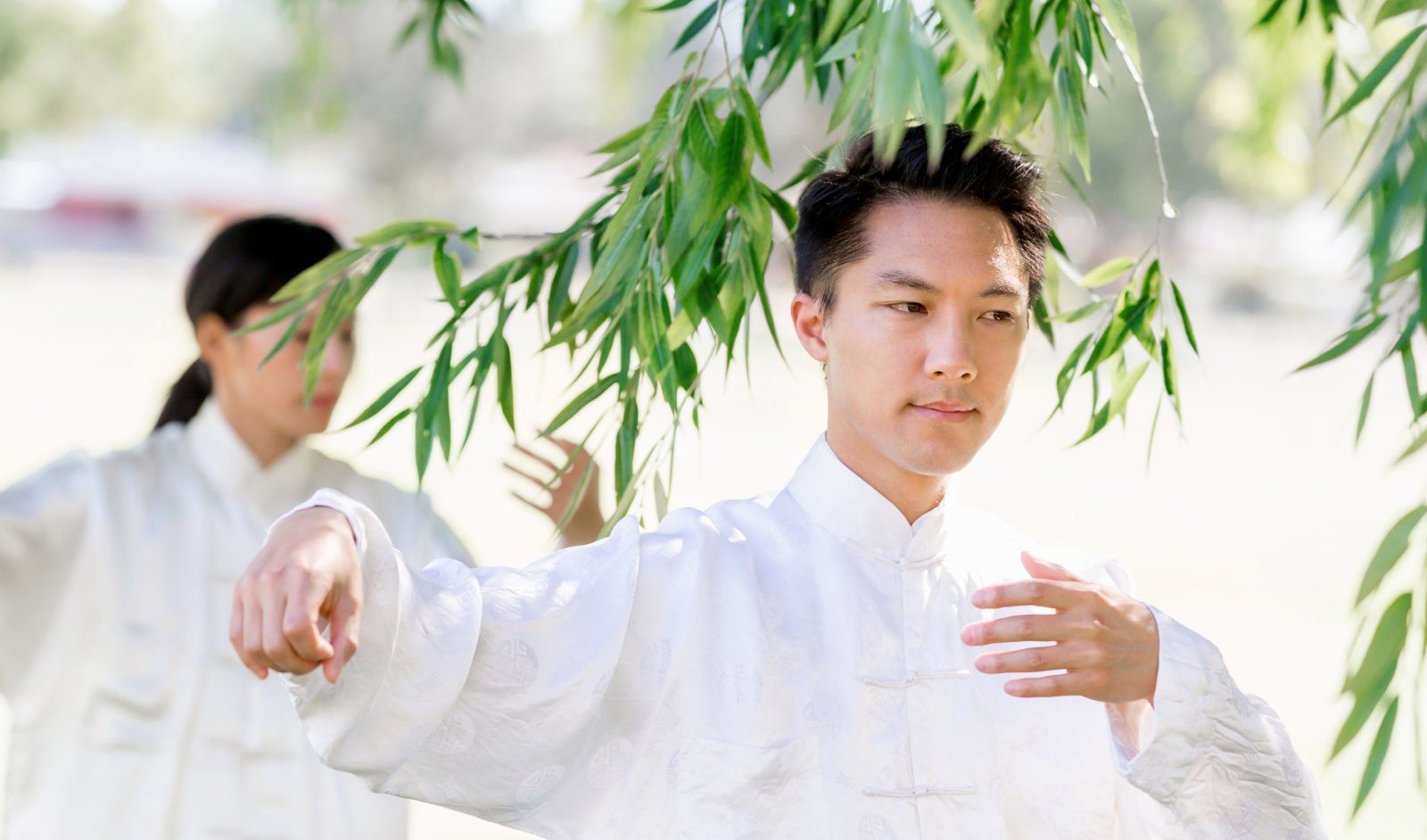 Ietwat slome/ niet gevulde 
 positie van een Tai Chi moment