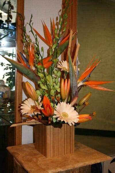 white and red flower — Floral Arrangement for Weddings in Snowmass Village, CO