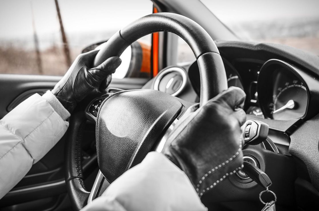 volante di un'auto