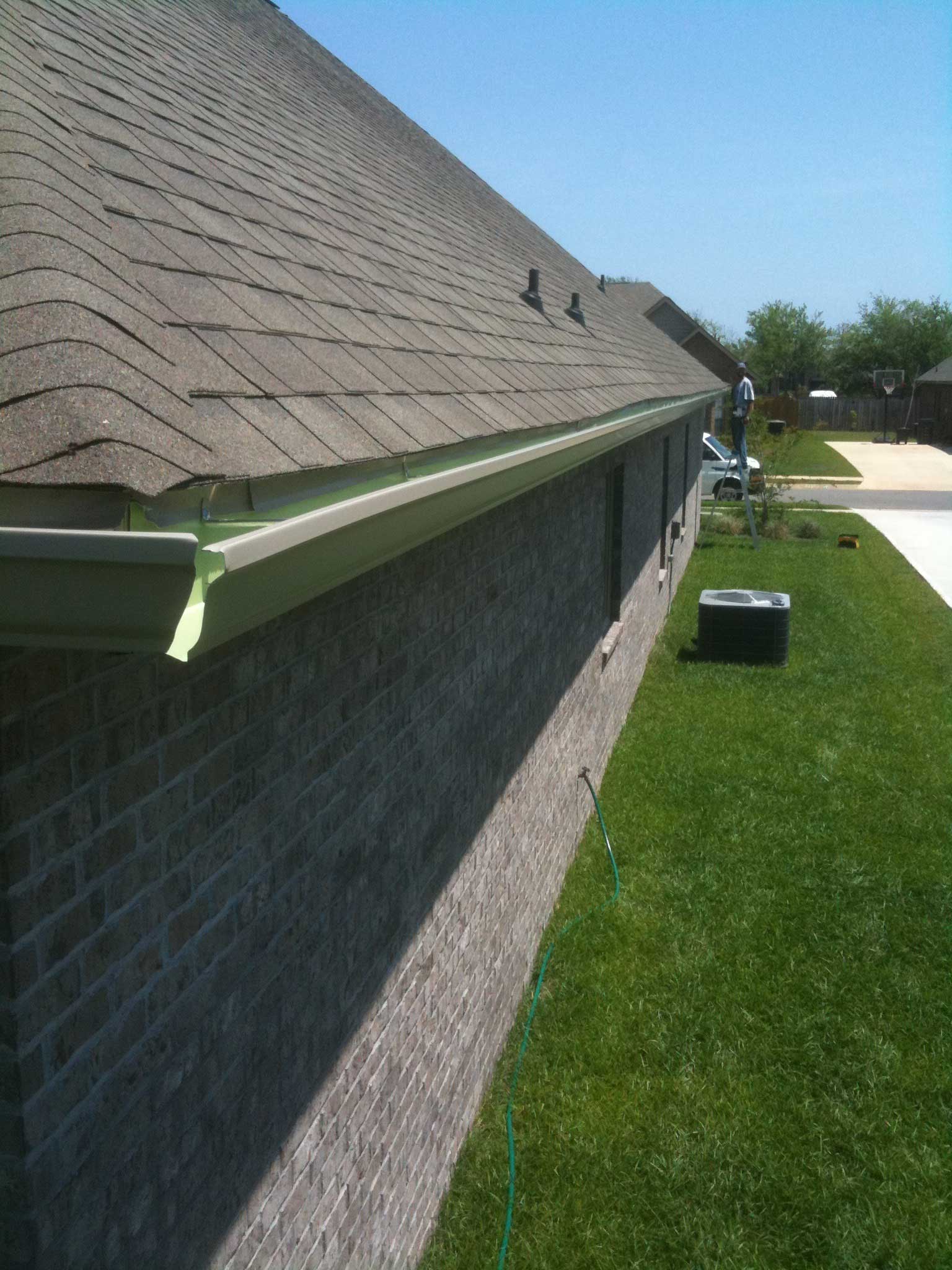 New Record Gutter For Two Guys — Pensacola, FL — Metal Masters of Pensacola, Inc
