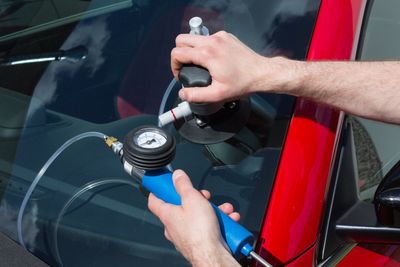 Glazier Repairing Windscreen — San Diego, CA — Chief Auto Glass
