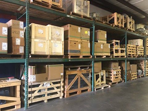 Row of Air Compressors | Kenner, LA | Motors and Controls, Inc