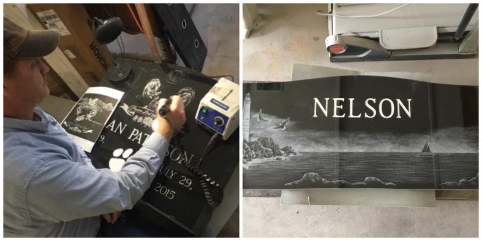 Etching the Design on the Stone — Augusta, GA — Everlasting Granite and Marble Etching the Design on the Stone — Augusta, GA — Everlasting Granite and Marble
