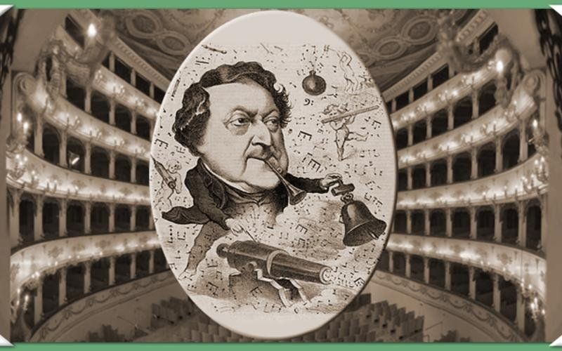 stampe antiche gioachino rossini