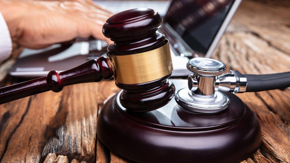 Mallet and Stethoscope on Gavel — Summerville, SC — Shepherd Law Firm, LLC