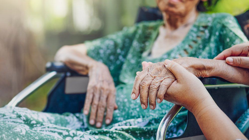 Elderly Woman on Wheelchair — Summerville, SC — Shepherd Law Firm, LLC