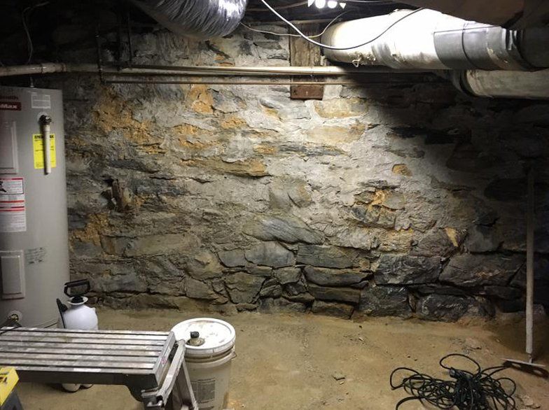 Before Chimney Basement — Mechanicsburg, PA — Your Chimney Sweep