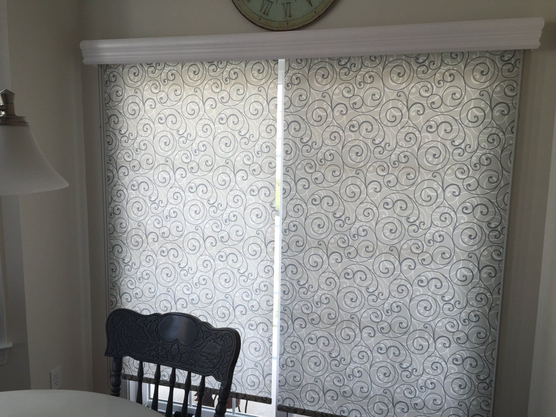 shades on sliding doors