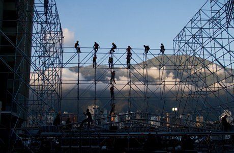 Industrial and commercial scaffolding