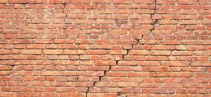 damaged wall