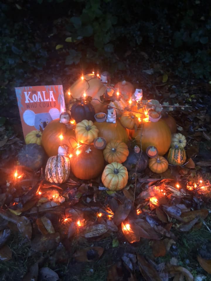 stories in the woods at forest school