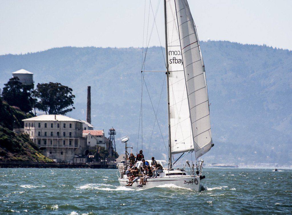 A summer day of sailing around Angel Island. 