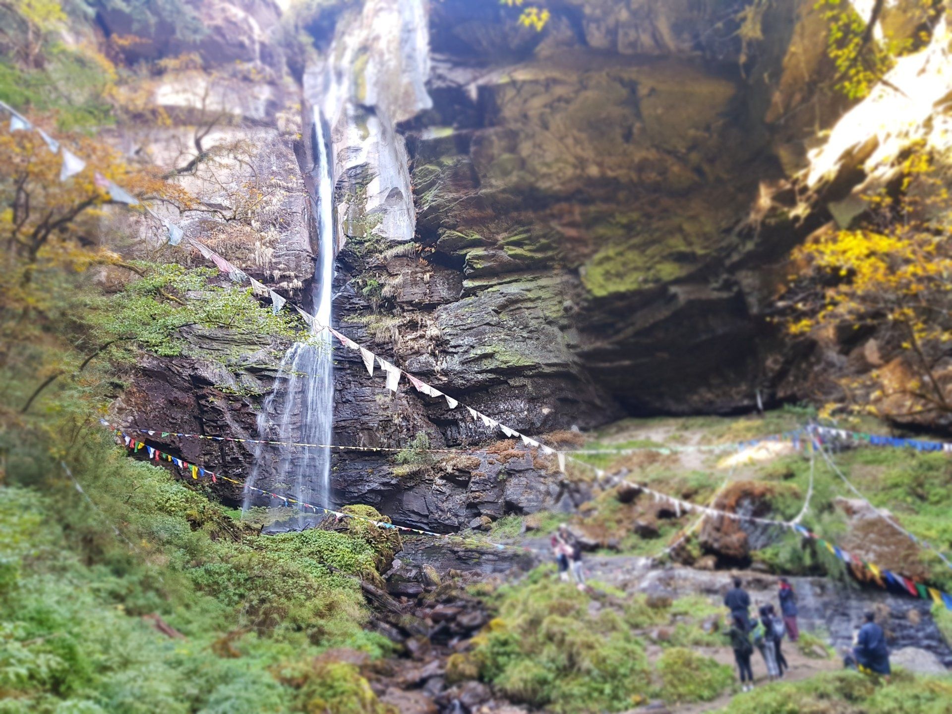 Waterfall at Chumpu Ney