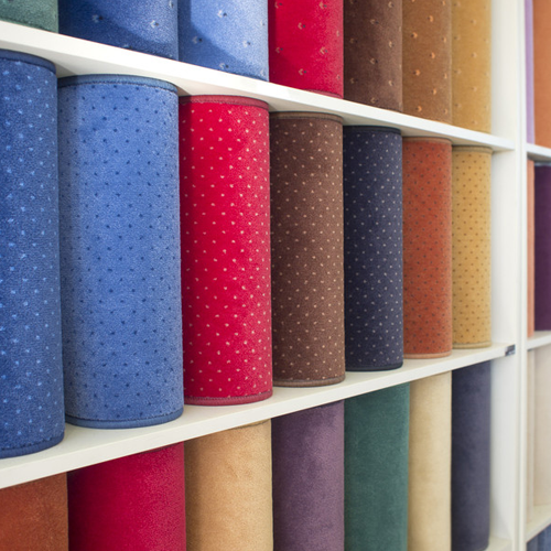 warehouse for a variety of carpets