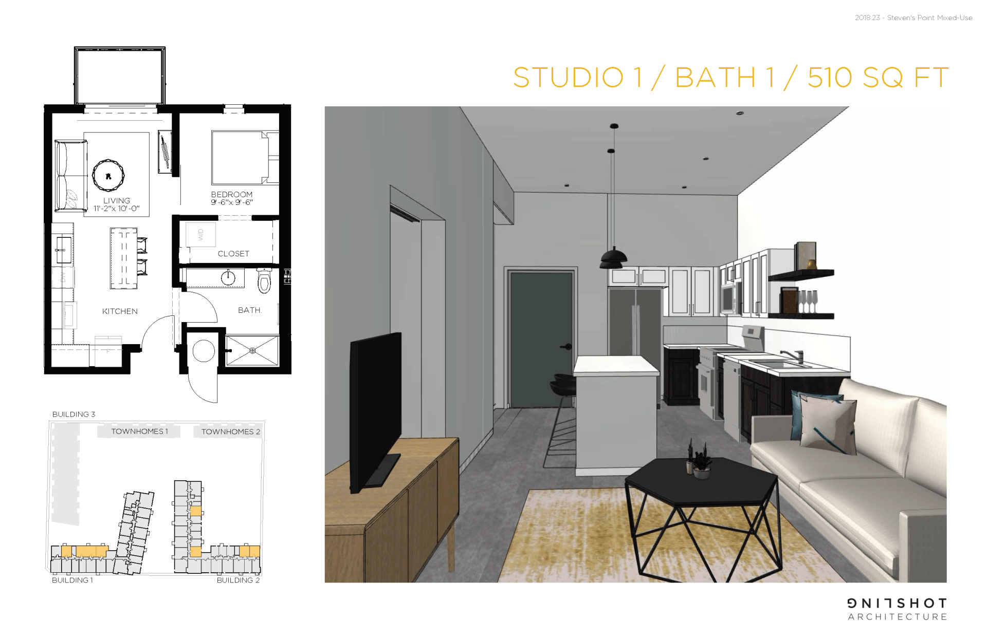 STUDIO 1 : 1 BATH - 510