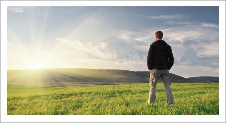 a man looking
