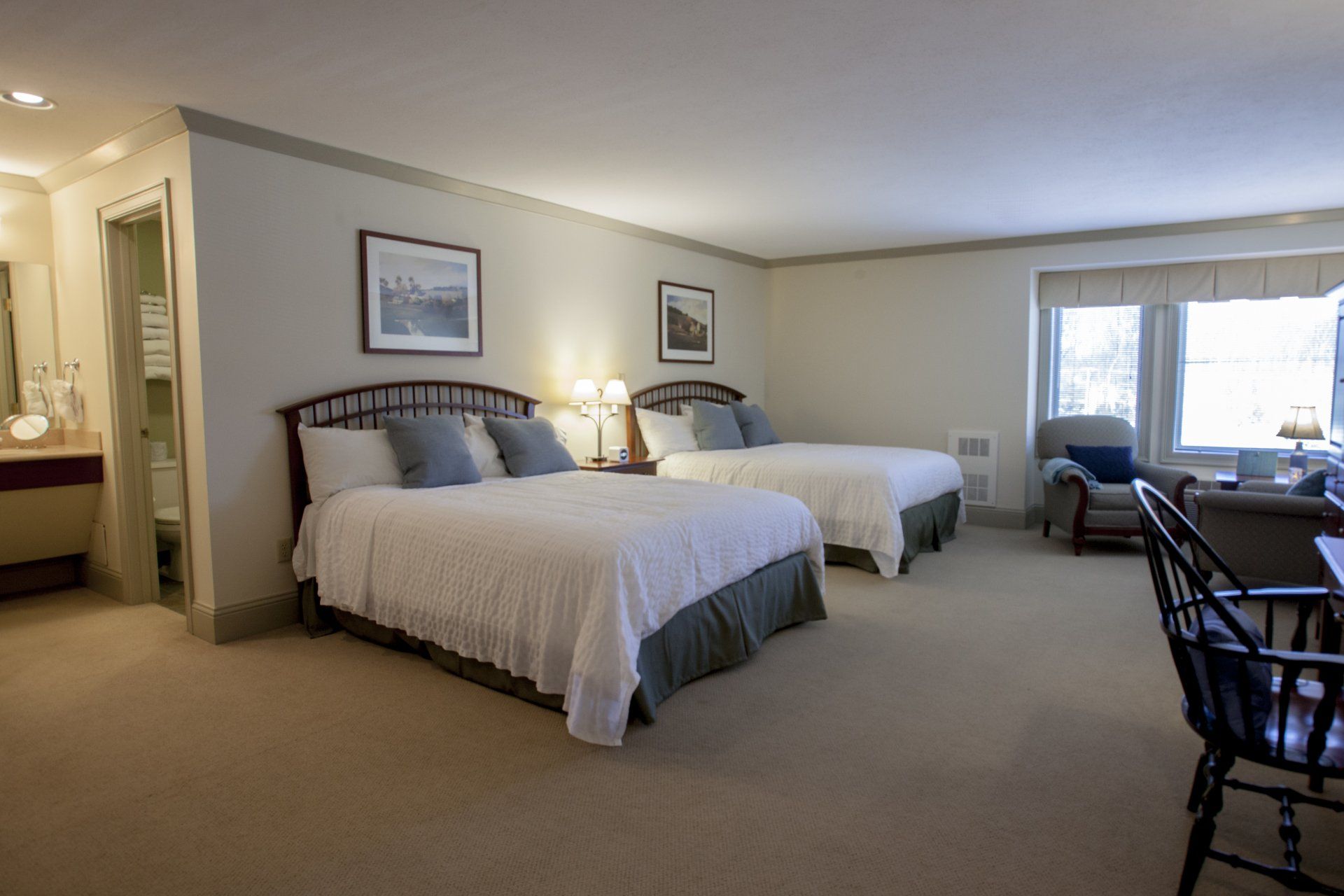 Spacious room in the resort's Fieldstone Suites.