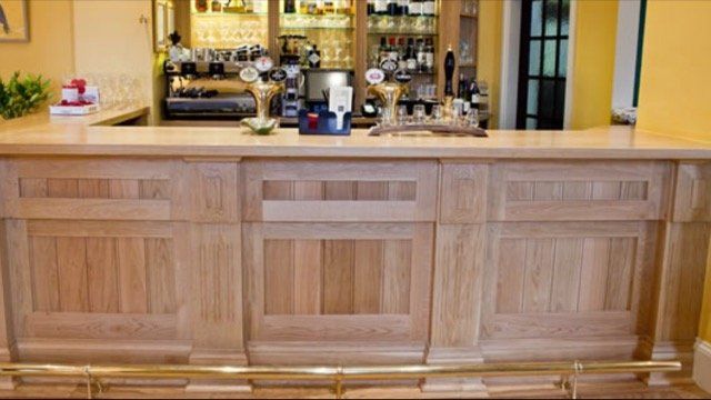 wooden cabinets