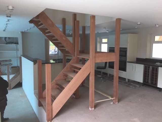 wooden staircase