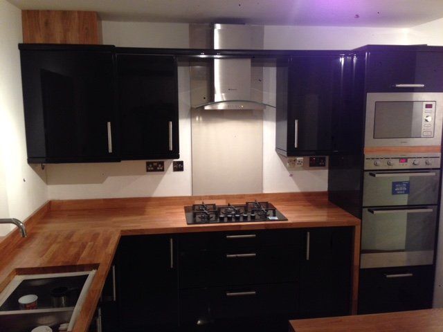 laminated wooden worktop
