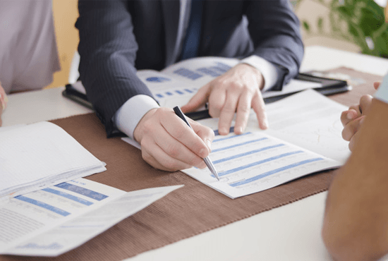 3d vector image depicting business charts