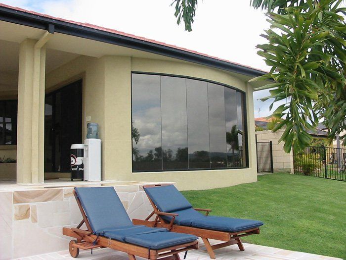 tinted windows on house