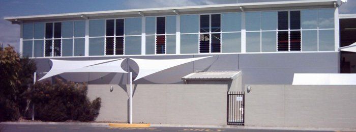 tinted windows on apartment building