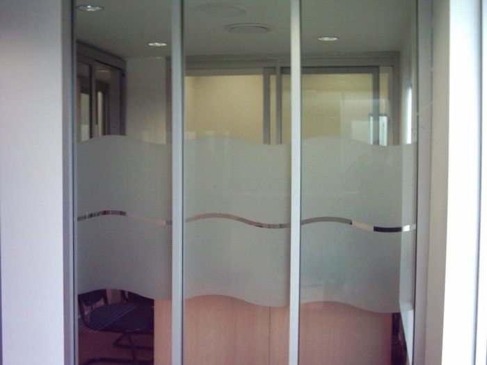tinted windows on office
