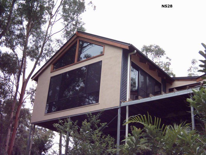 tinted window on house