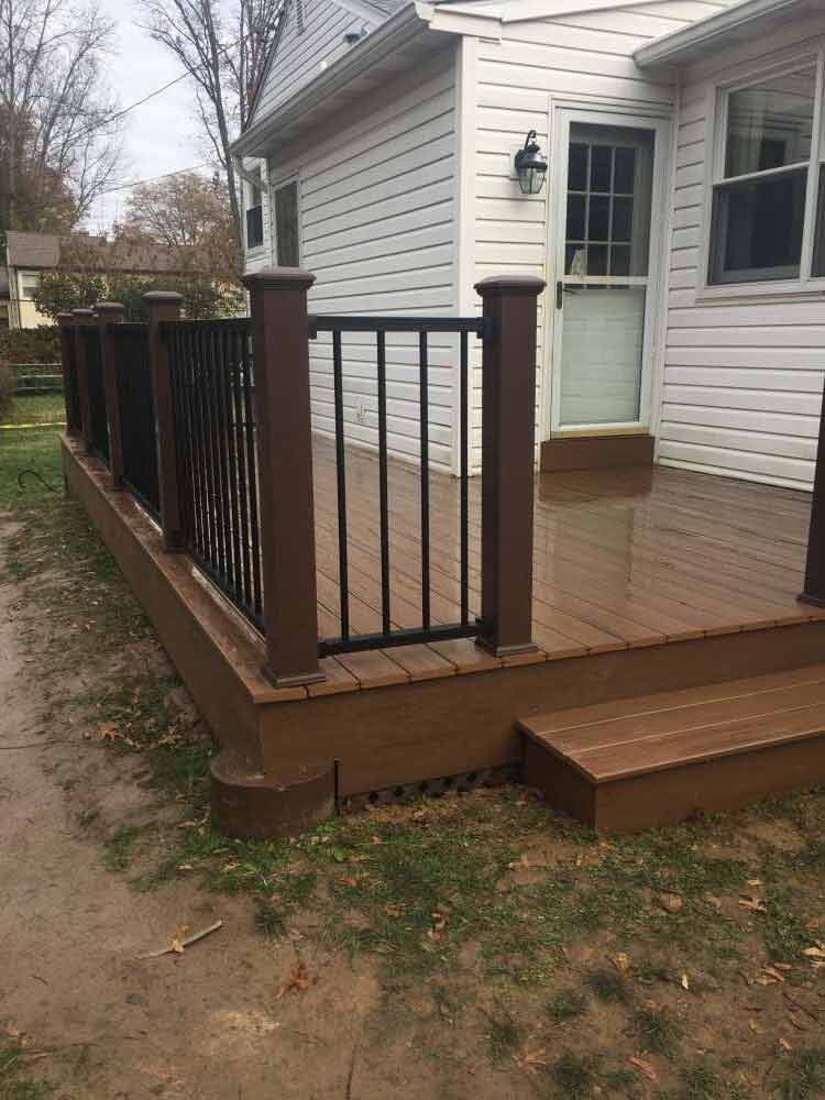 Timbertech Deck With A Trex Signiture Rail - Decking Services in Wyncote, PA