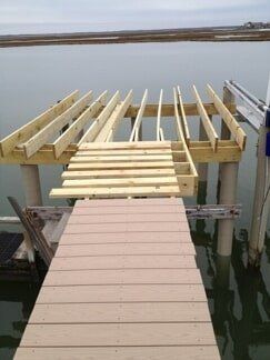 Decking Under Construction - Decking Services in Wyncote, PA