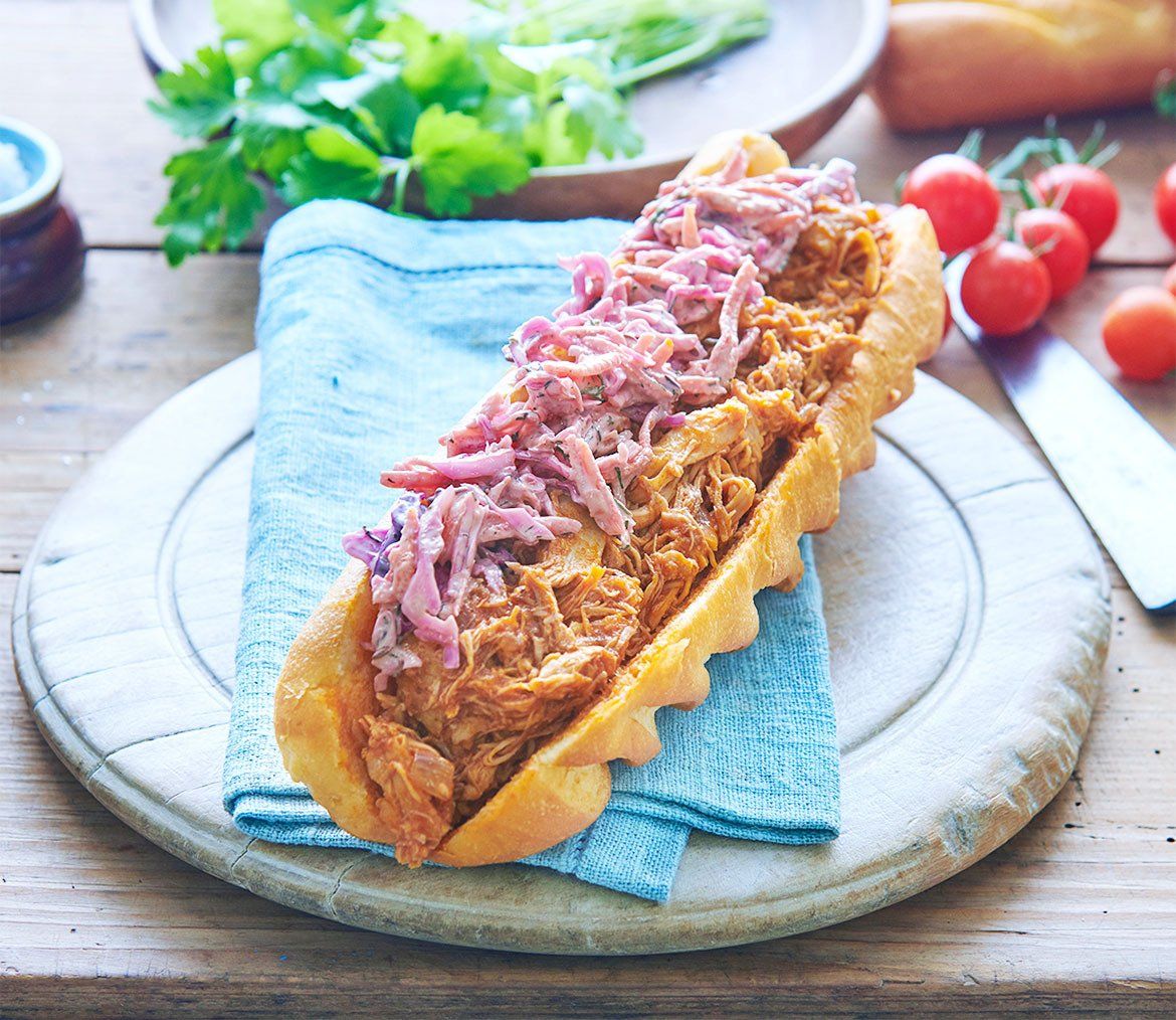 Pulled Pork Viking Sub Sandwich
