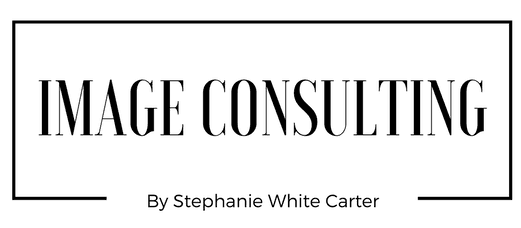 A logo for image consulting by stephanie white carter