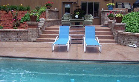 Concrete Pool Deck - Decorative concrete contractor