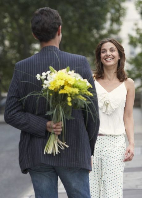 Man surprises woman with flowers from a Christchurch florist