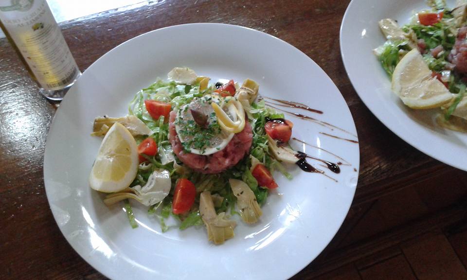 cruditè di pesce fresco