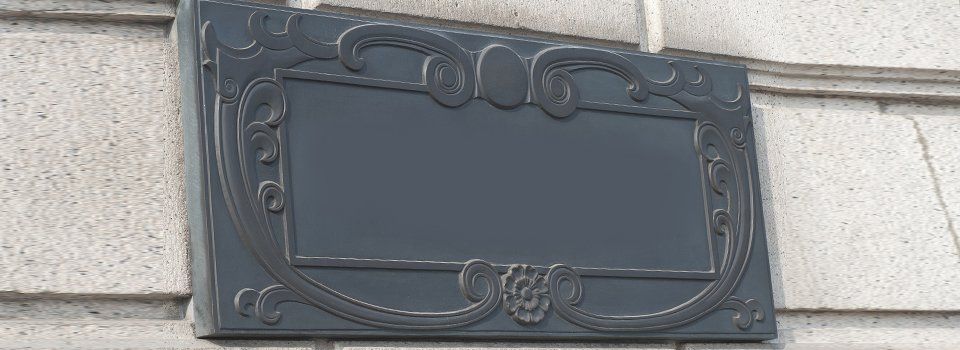 customised name plate
