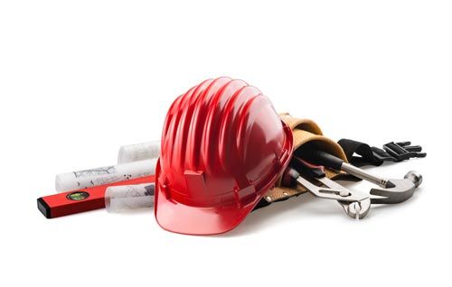 Red Hard Hat with Tools - Contractors License Courses in Santa Clara, CA Red Hard Hat with Tools - Contractors License Courses in Santa Clara, CA