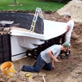 Pool Wall — Kalamazoo, MI — Mark’s Pool Services LLC Pool Wall — Kalamazoo, MI — Mark’s Pool Services LLC