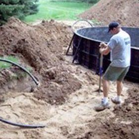 Water Tamping — Kalamazoo, MI — Mark’s Pool Services LLC Water Tamping — Kalamazoo, MI — Mark’s Pool Services LLC