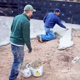 Men Leveling Cement — Kalamazoo, MI — Mark’s Pool Services LLC Men Leveling Cement — Kalamazoo, MI — Mark’s Pool Services LLC
